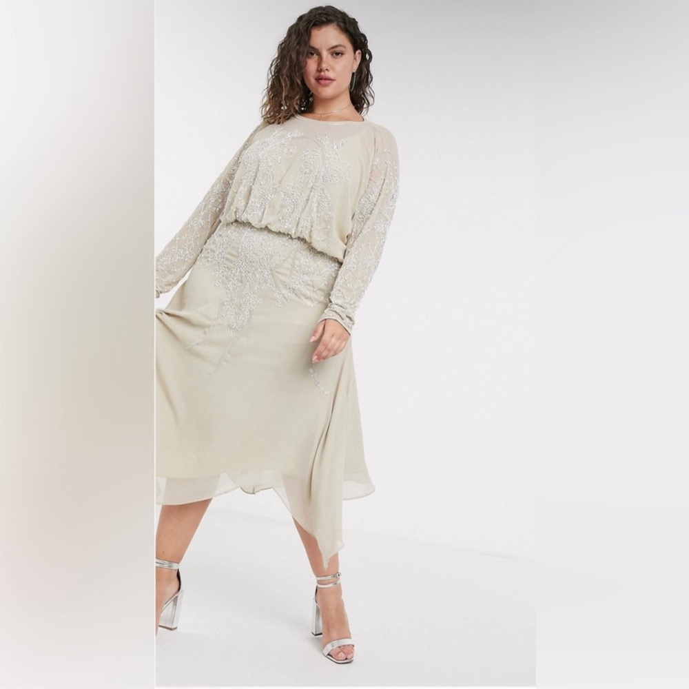 Asos Curve Embellished Dress